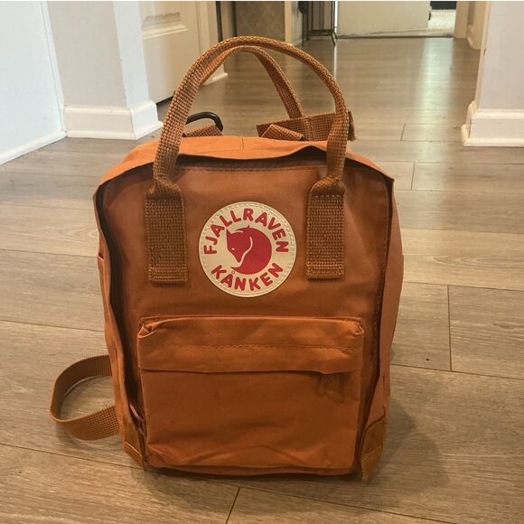 Fjällräven Handbags - Fjallraven Kanken Mini Backpack Burnt Orange Gorpcore Canvas Bag Granola Scandi